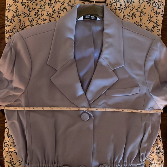 & Other Stories Drawstring Waist Blazer Mini Dress size 6 - Picture 3 of 4